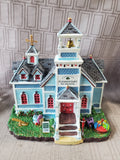 Coventry Cove "Parkside Elementary School" Lighted House WORKS (L)