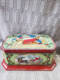 Tin Christmas Cookie Container