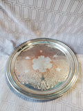 Silverplate Round Tray