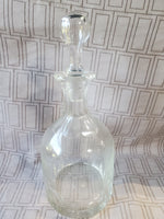 (B) Clear Glass "Claret" Decanter