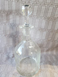 (B) Clear Glass "Claret" Decanter