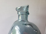 Blue Glass Balloon Shaped Floor Vase (B)