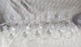 Set of 6 Engraved Floral Shrimp Cocktail Glasses