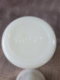 Pair of Vintage Hopalong Cassidy Milk Glass Tumblers