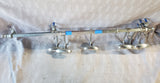 Pair of Metal Wall Mount Coat/Hat Racks