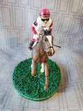 Colonial Downs 2004 Virginia Derby Winning Jockey Figurine