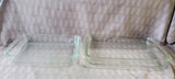 Pair of Pyrex Clear Glass Baking Dishes