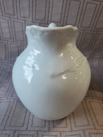 Two's Company White Ceramic Cream Pitcher