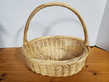 Woven Wicker Herb Basket