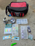 Husky Reel + Fishing Tackle Lot