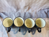 Set of 4 Bass Pro Shop Bear Silhouette Coffee Mugs
