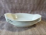 Set of 4 American Porcelain by Marsh Au Gratin Dishes