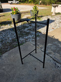 Black Metal Adjustable Lightweight Plant Stand