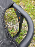 Black Mesh Reclining/Folding Lawn Chair