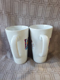 Pair of Love Colonial Williamsburg Coffee Mugs