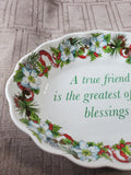 Spode Holidays "True Friend" Trinket Dish