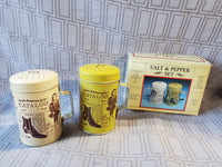 Vintage Sears Roebuck Tin Salt & Pepper Shakers
