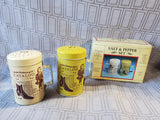 Vintage Sears Roebuck Tin Salt & Pepper Shakers