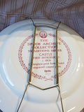 Pair of Spode Archive Collection Traditions Series Transferware Wall Hanging Plates