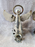 Pair of Silverplate Angel Figurines