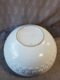 Le Creuset Cotton White Fleur Serving Bowl