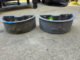 Pair of Resin Umbrella Pole Planters