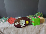 (A) Lot of 5 Tabletop Christmas Trees
