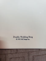 (C) 1992 Hill Design Inc. Ceramic "Double Wedding Ring" Tile