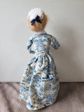 (E) Byers' Choice Carolers CW "Woman Holding Ceramic Teapot" Figurine
