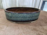 Glazed Terracotta Shallow Planter