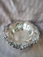 Silverplate Grapevine Rim Bowl