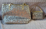 Nine West Sequined Shoulder Bag with Wristlet