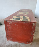 Wooden Spaghetti Pasta House Storage Container