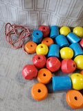 Vintage PlaySkool Jumbo Wood Beads