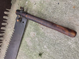 Two Vintage 2-Man Crosscut Logging Saws