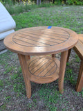Lloyd Flanders Teak Cocktail Table and End Table Set