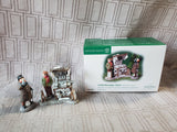 Department 56 Dickens' Village "London Newspaper Stand" 2 Piece Figurine Set