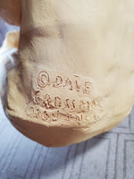 Signed Dave Grossman "Contemplating Boy" Sculpture