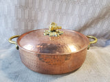 Ruffoni Hammered Copper And Brass Pot