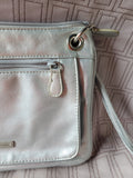 New Directions Silver Toned Crossbody Bag