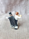 Department 56 Dickens' Village "The Strange Case of Dr. Jekyll & Mr. Hyde" 2 Piece Figurine Set