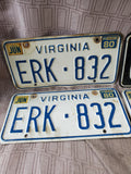 Lot of Vintage Virginia License Plates