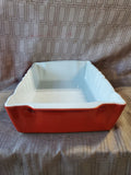 Cerutil Stoneware Red Baking Dish