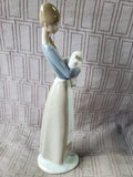 Lladro "Girl with Lamb" No. 4.505 Figurine