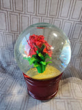 Poinsettia Musical Snowglobe WORKS