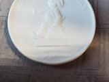Hummel "The Merry Wanderer" Keepsake Bisque Plaque