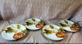 Set of 4 Williams-Sonoma "Botanical Pumpkin" Salad Plates