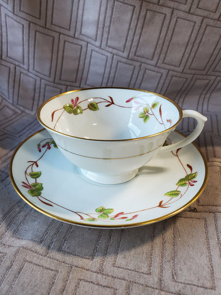 (A) Vista Alegre Portugal Teacup and Saucer Set