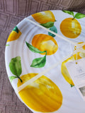 The Farmhouse Rachel Ashwell Melamine Lemon Dinner Plates APPEARS UNUSED