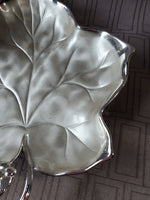 Silverplate Leaf Candy Dish